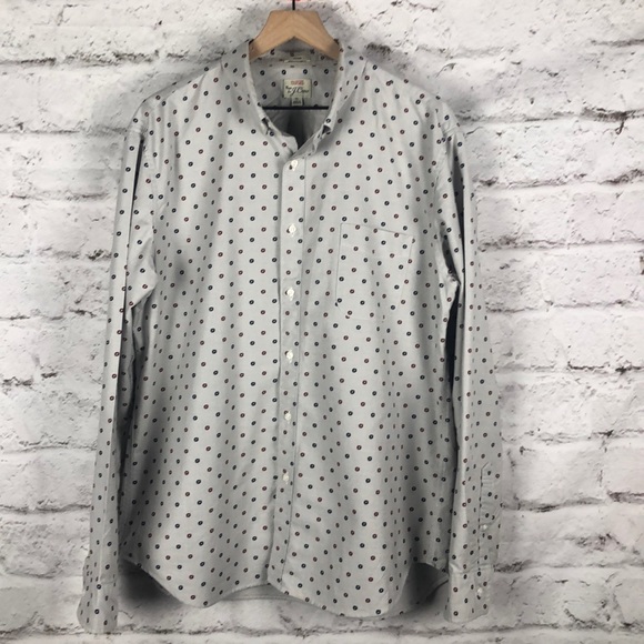 J. Crew Other - NWOT J. Crew Flower Design Slim Dress Shirt Sz XL